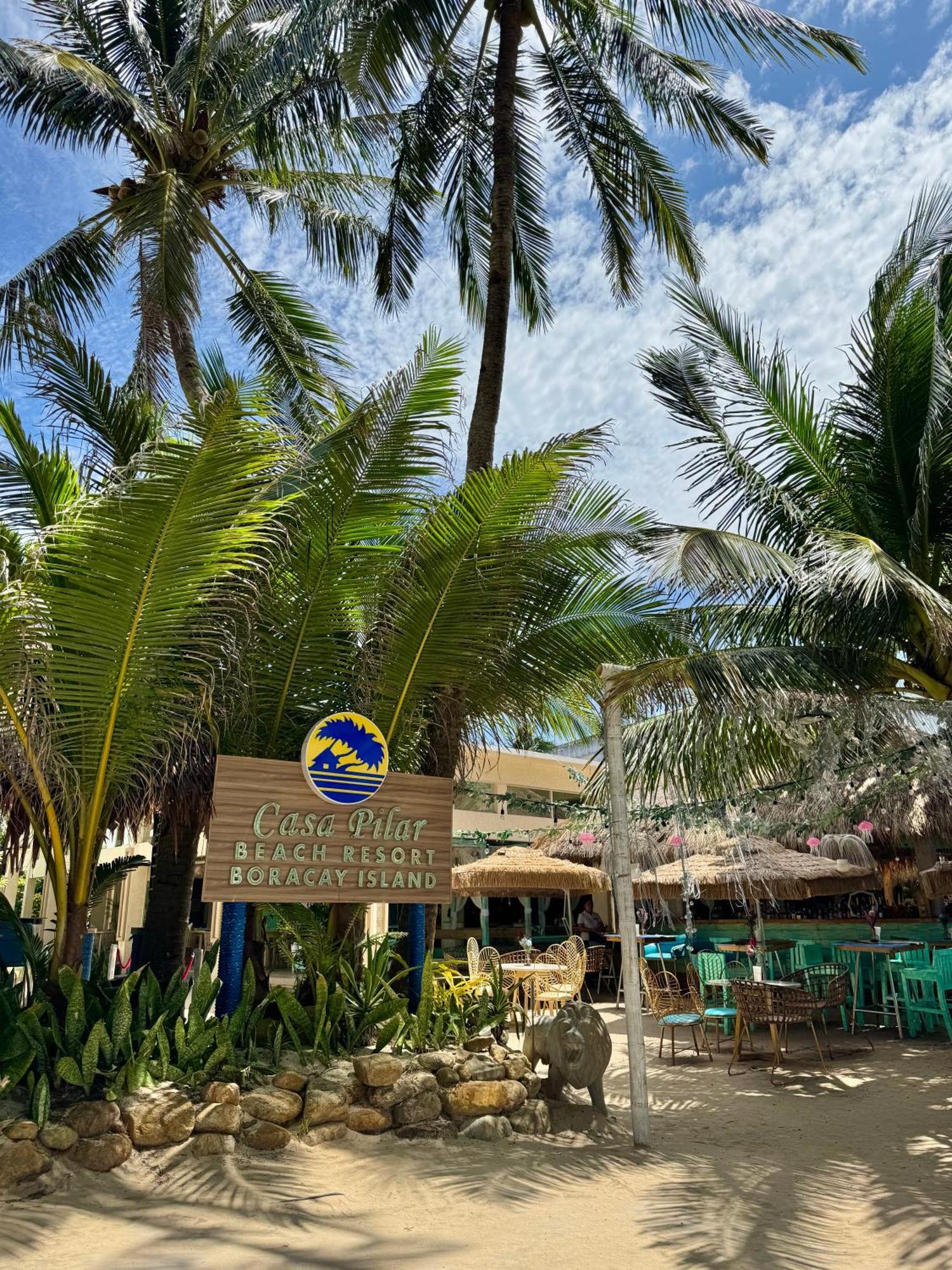 Casa Pilar Beach Resort Manoc-Manoc Dış mekan fotoğraf
